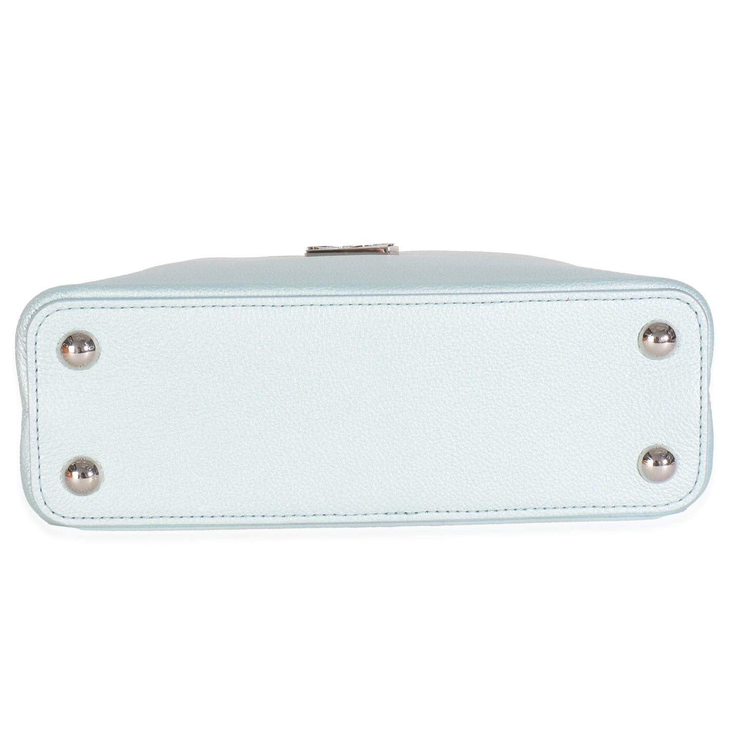 Louis Vuitton Blue Metallic Ombre Taurillon Capucines BB
