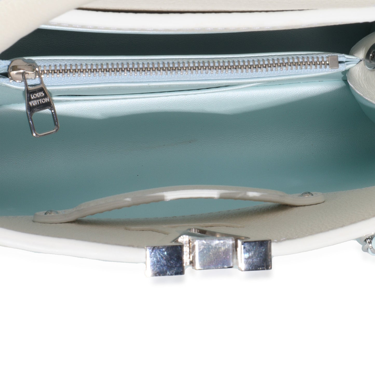 Louis Vuitton Blue Metallic Ombre Taurillon Capucines BB