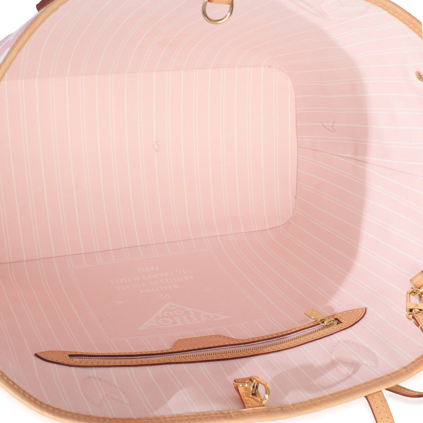 Louis Vuitton Light Pink Monogram Giant Canvas By The Pool Neverfull MM