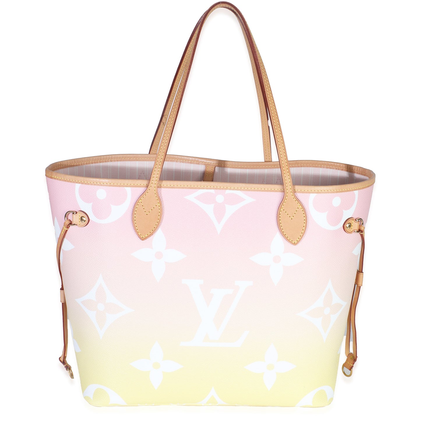 Louis Vuitton Light Pink Monogram Giant Canvas By The Pool Neverfull MM