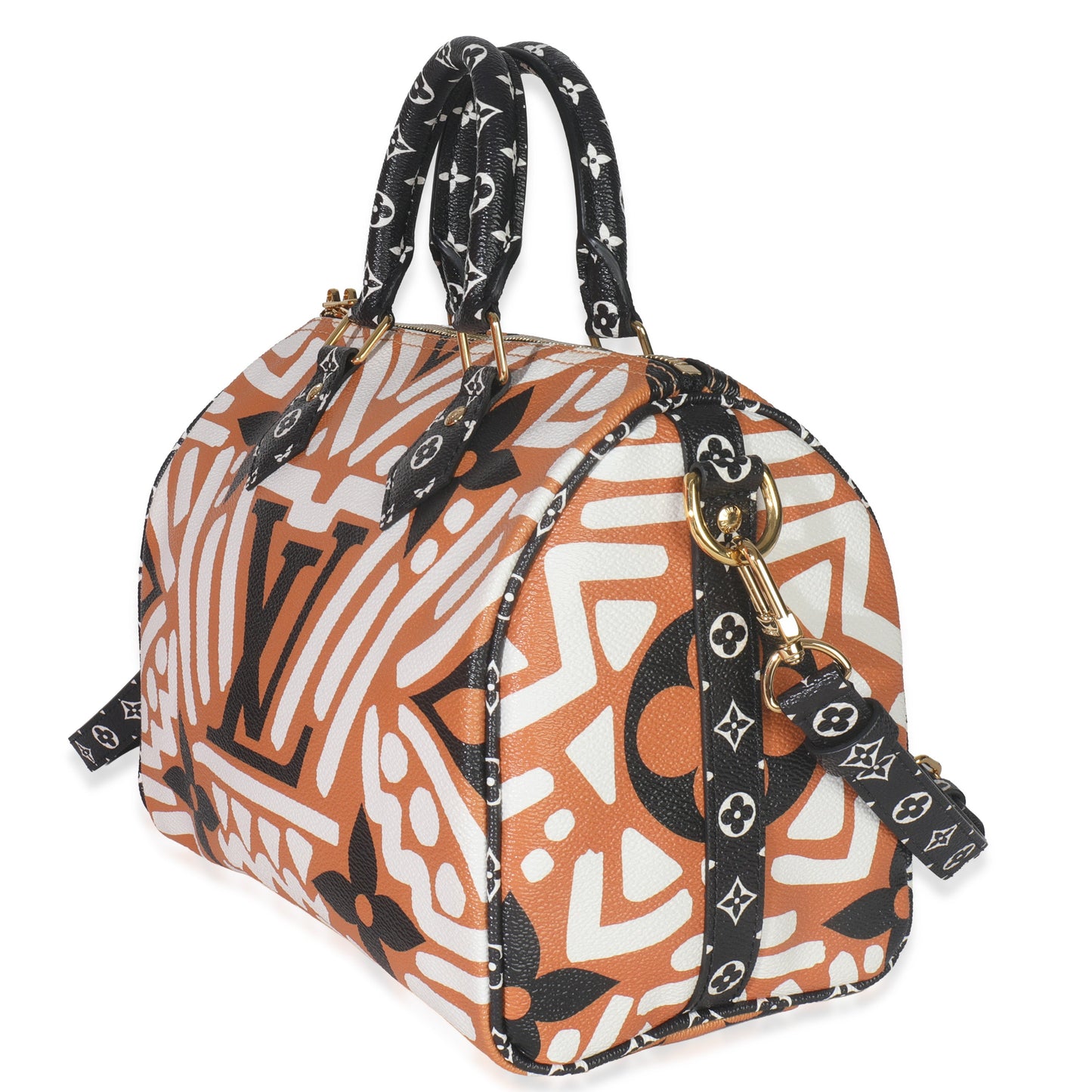 Louis Vuitton Creme Caramel Monogram Canvas Crafty Speedy Bandouliere 25