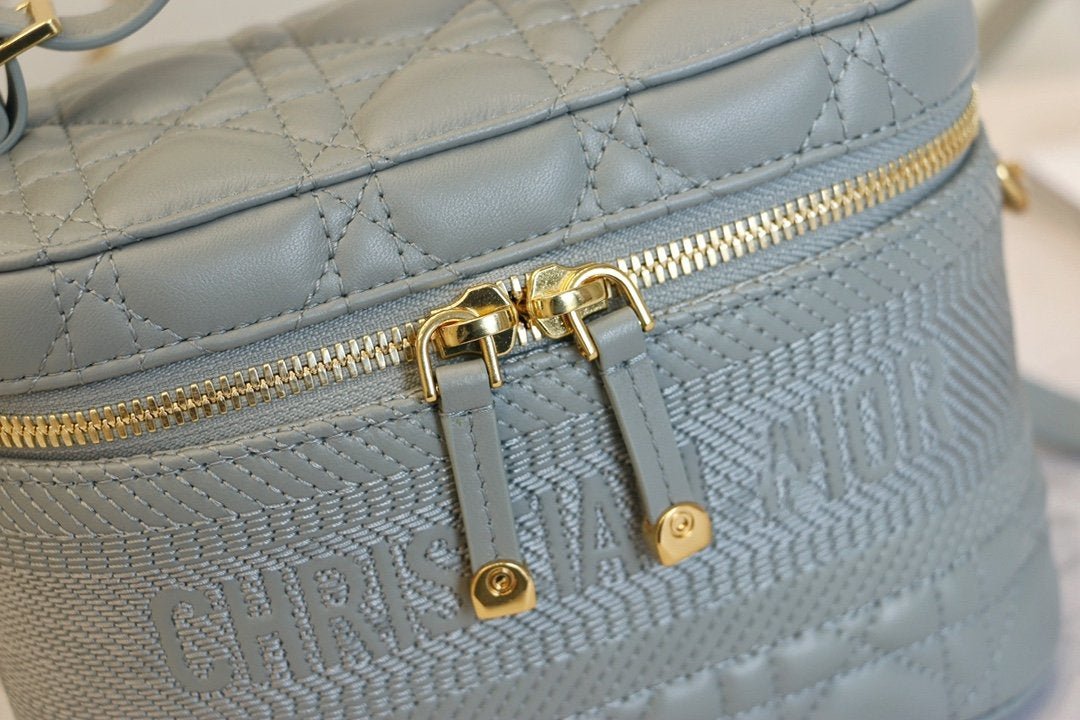 Luxury DiorSMALL TRAVEL VANITY CASE CLOUD BLUE LAMBSKIN