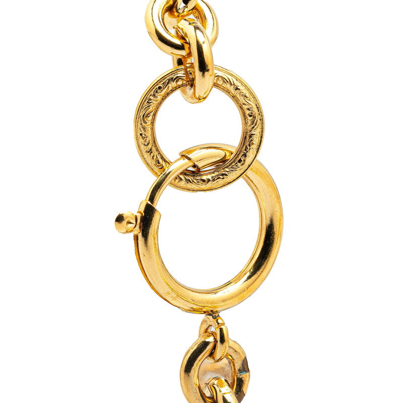 Chanel Vintage Coco Mark Matelasse Necklace