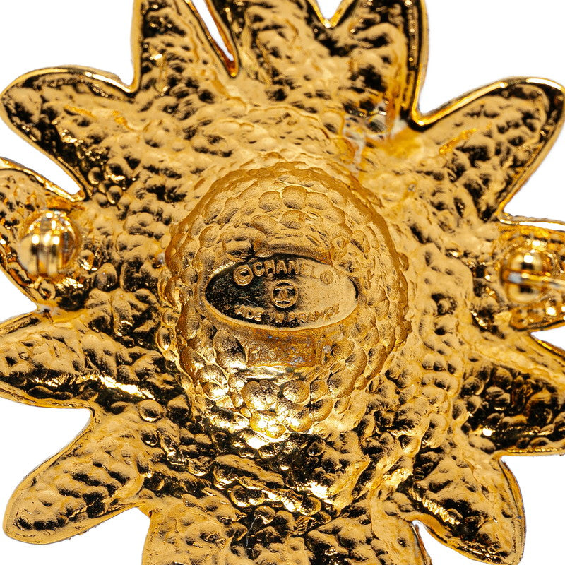 Chanel Lion Motif Brooch Gold