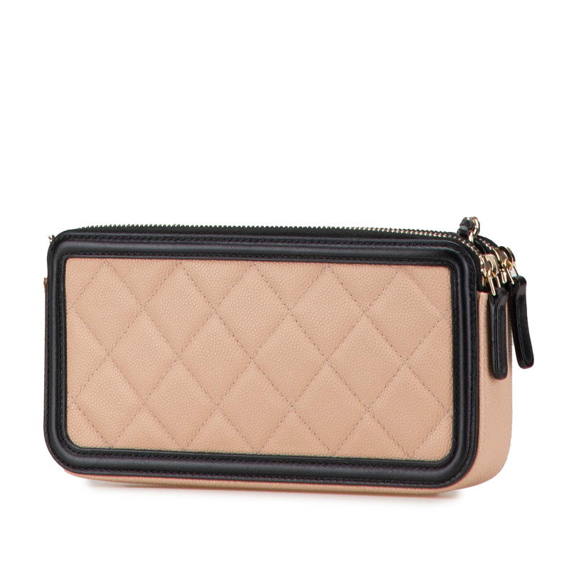 Chanel Caviar CC Filigree Shoulder Bag